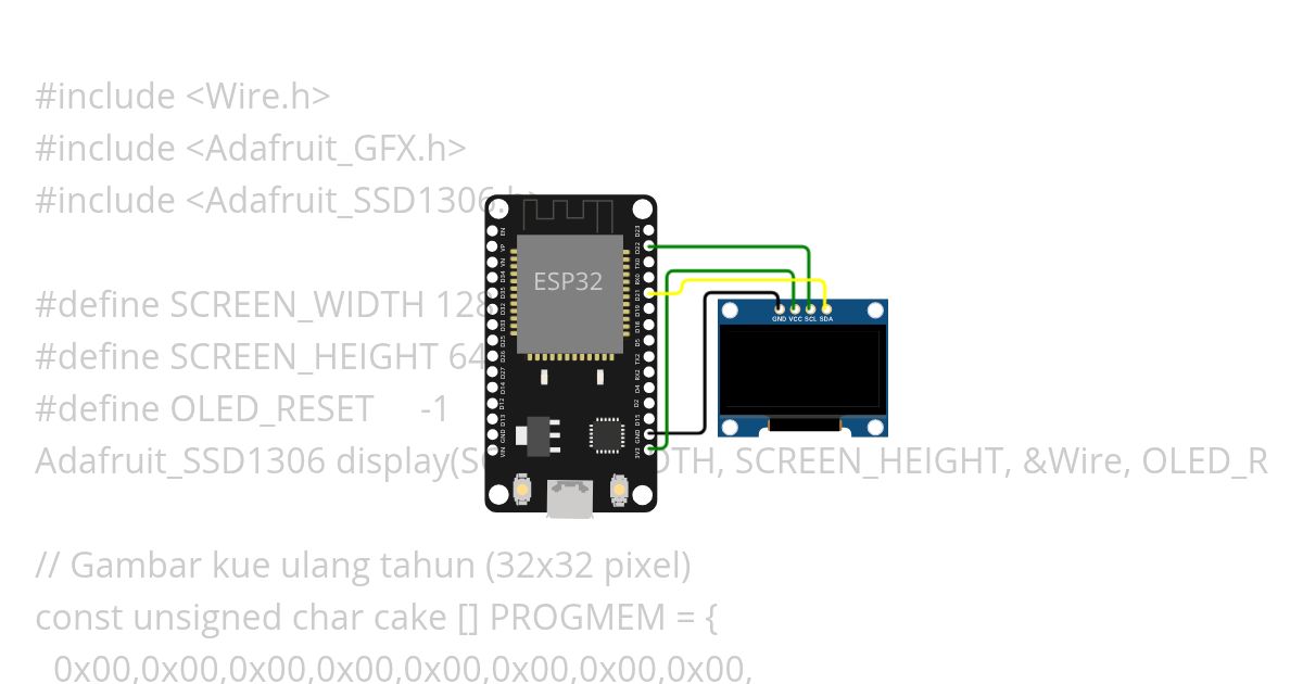 esp32 oled- simple Copy simulation