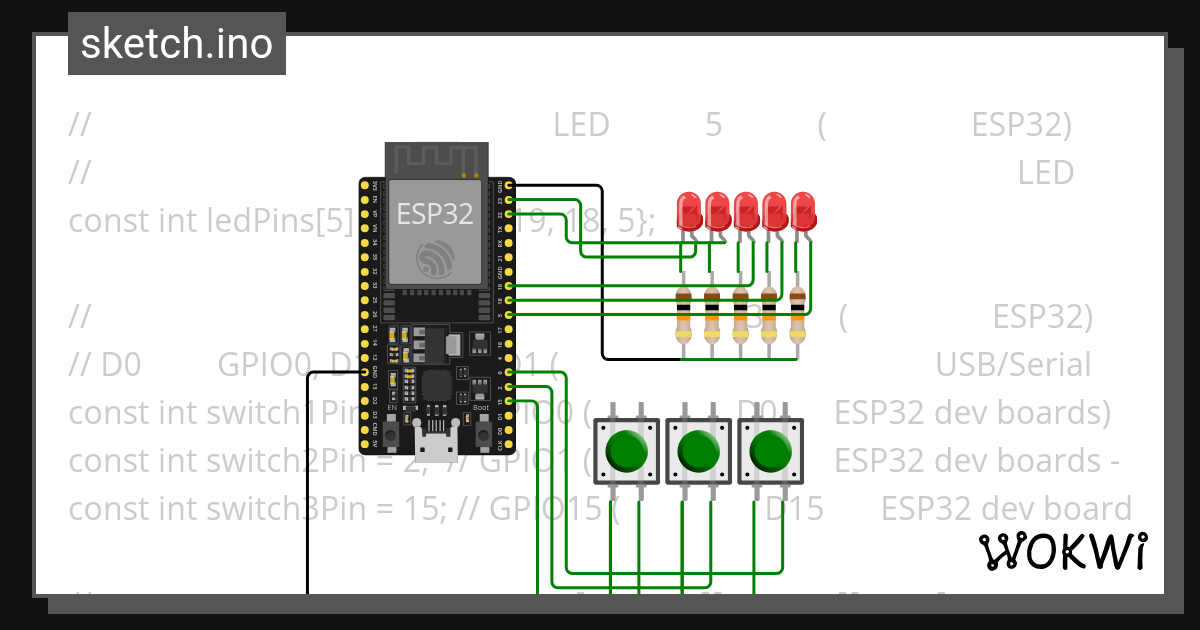 Wokwi - Online ESP32, STM32, Arduino Simulator