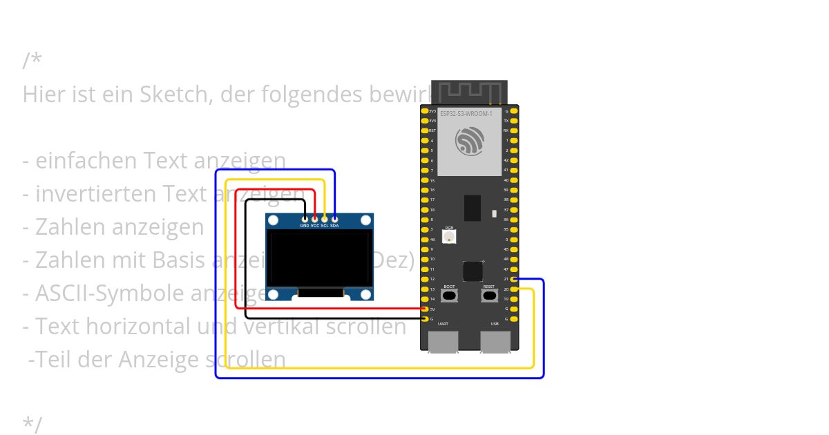 wemosd1r32_ssd1306 simulation