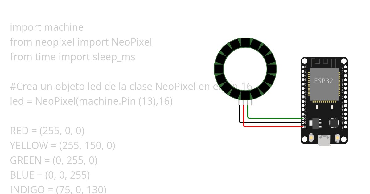 Neopixel 5 simulation