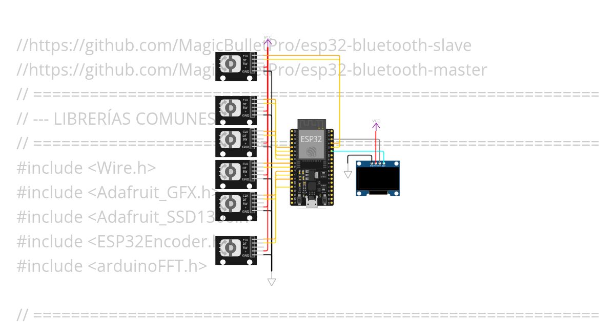 Proyecto controlador slave encoder + oled + analizador simulation