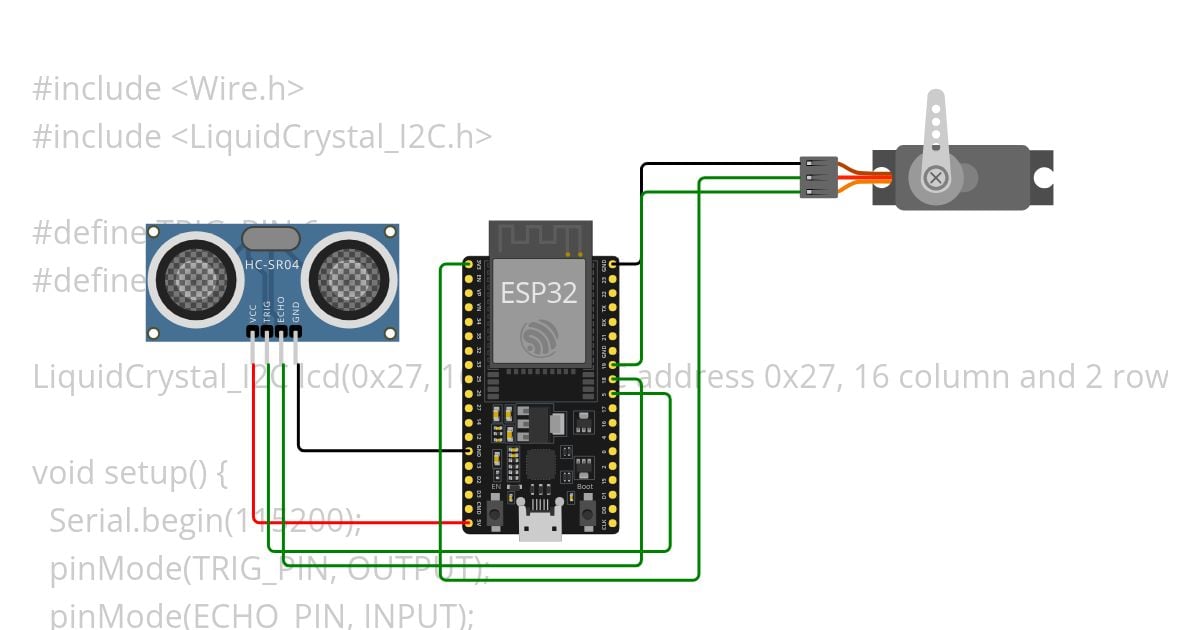 ultrsonic sensor simulation