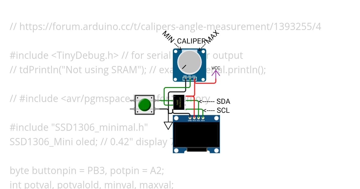 ATtiny85Pot simulation