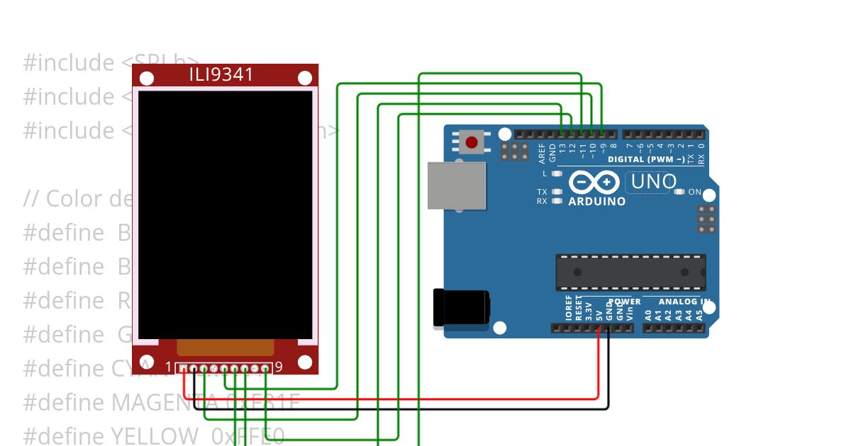 TFT_ILI9163C_clock simulation
