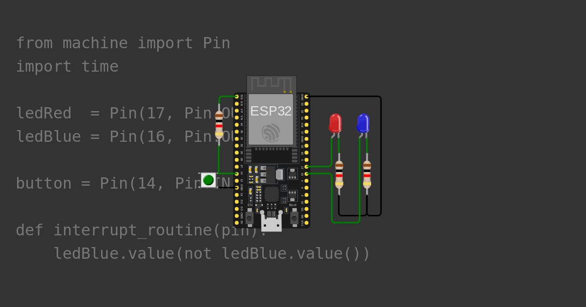 Simple ISR MicroPython ESP32