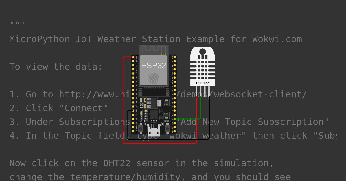 MicroPython MQTT Weather Logger (ESP32)