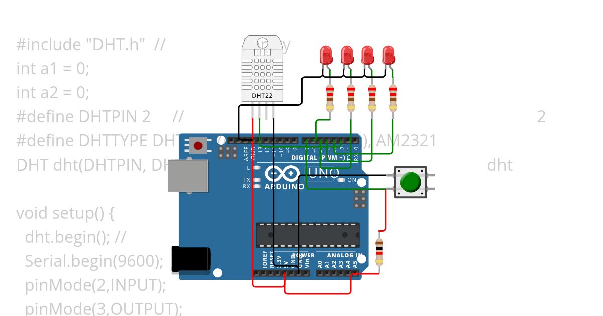 test-ledand dht simulation