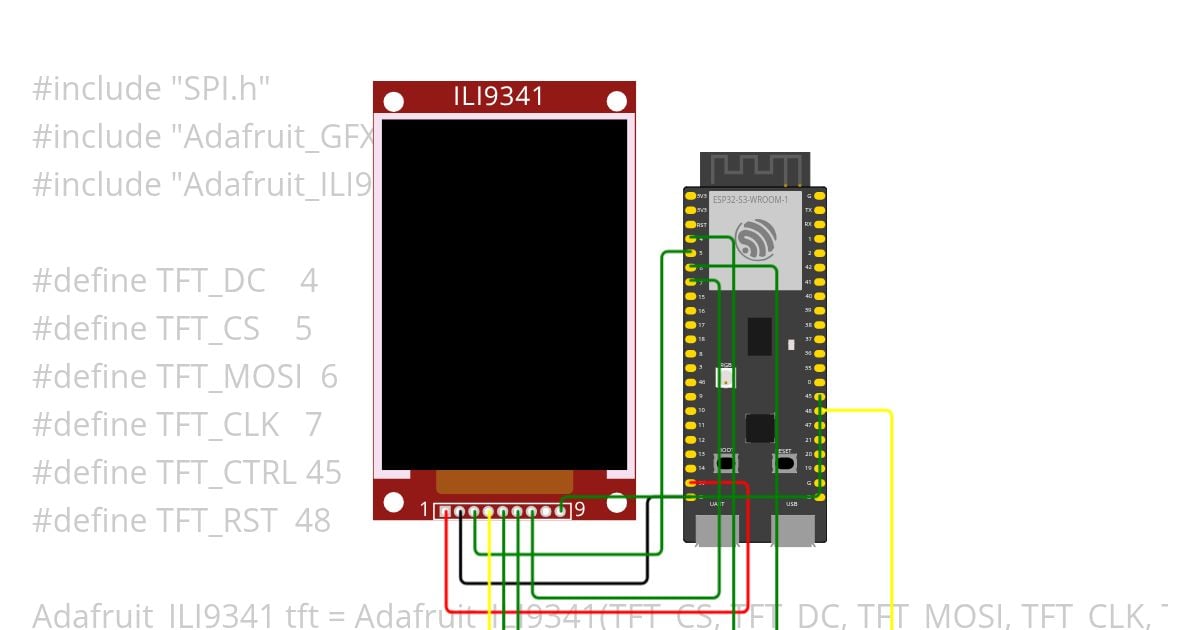 ESP32S3 TFT mandelbro art by arvind simulation