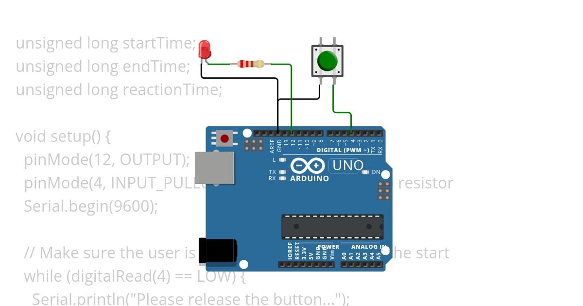 ReactionTimer simulation