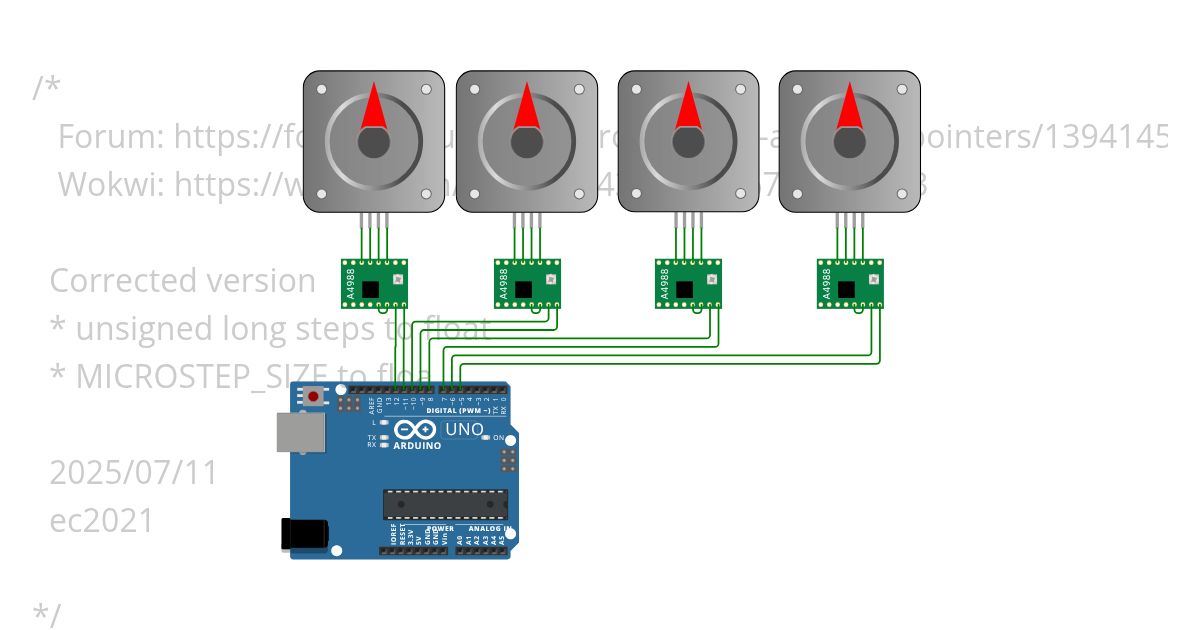 handleMotors ClassConstructor Copy simulation