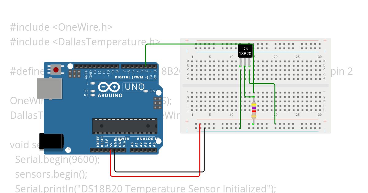 DS18B20_UNO simulation