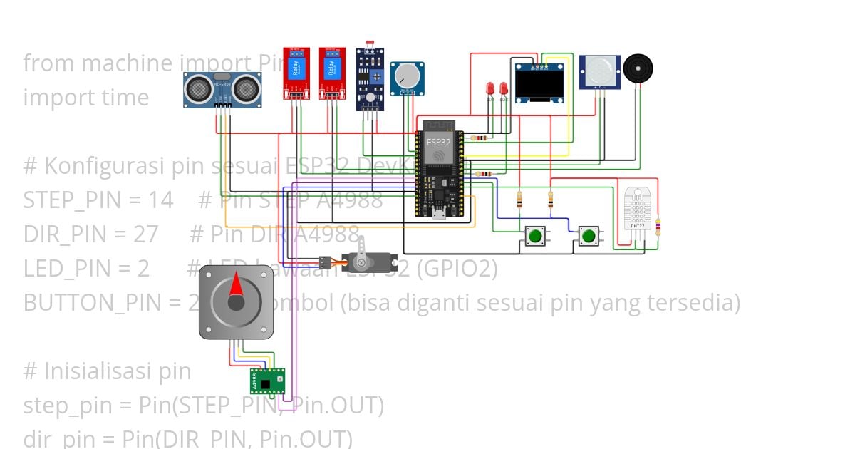 esp32-micropython Project simulation