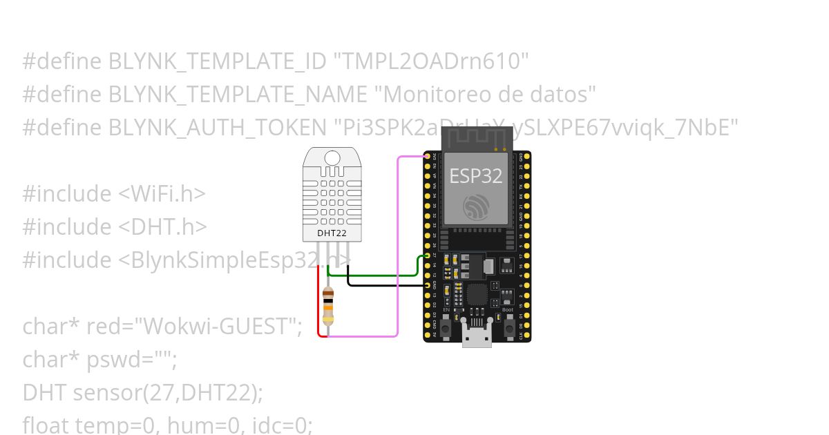 DHT BLYNK simulation
