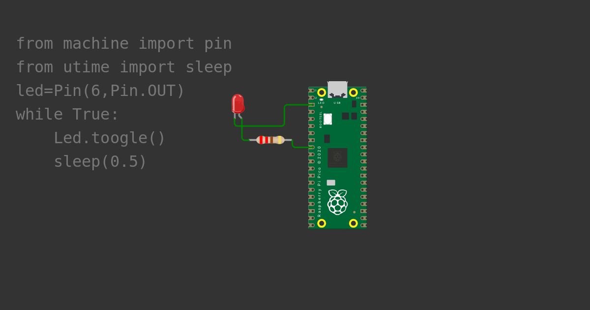 LED BLINK microp