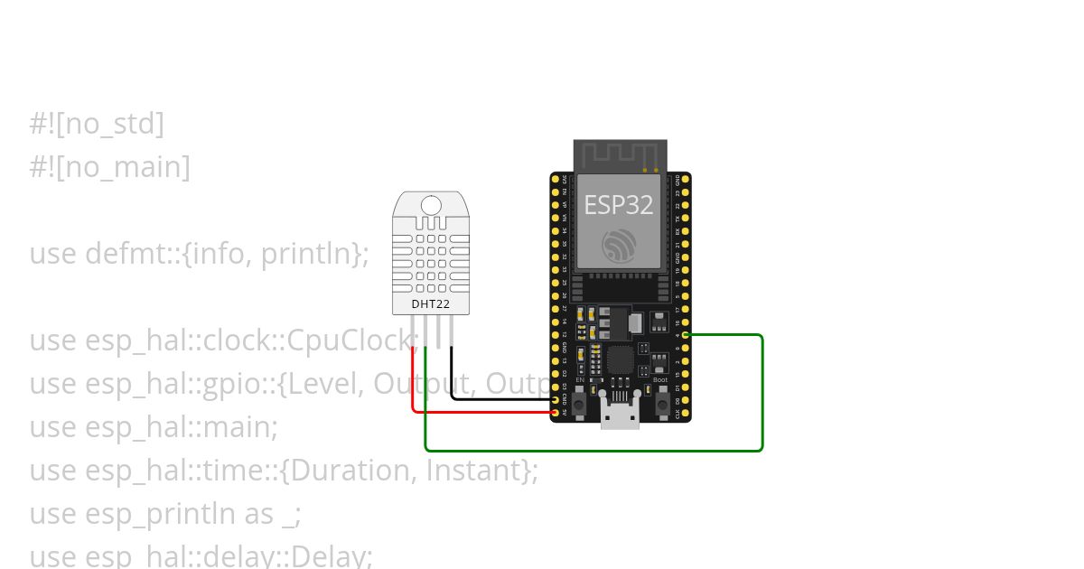 dht22-esp32-rust simulation