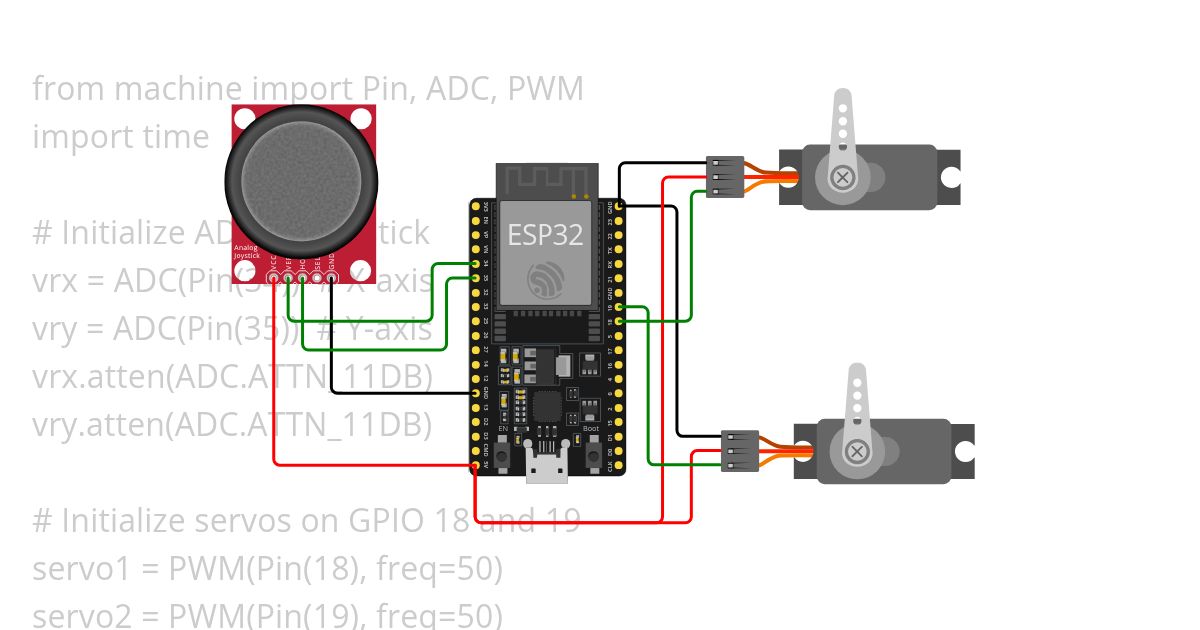 Servomotor_Joystick simulation