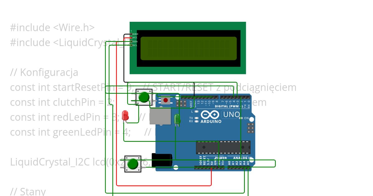 Żużel arduino simulation