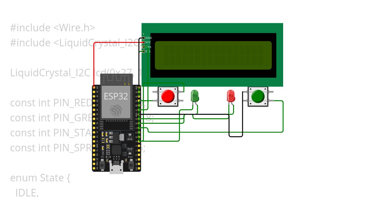Żużel-esp32 simulation