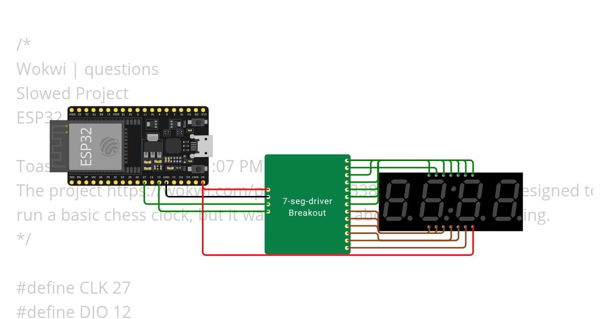 7 Segment Driver Chip Copy simulation