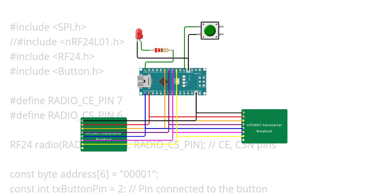 NRF24L01 Transceiver Project Copy simulation