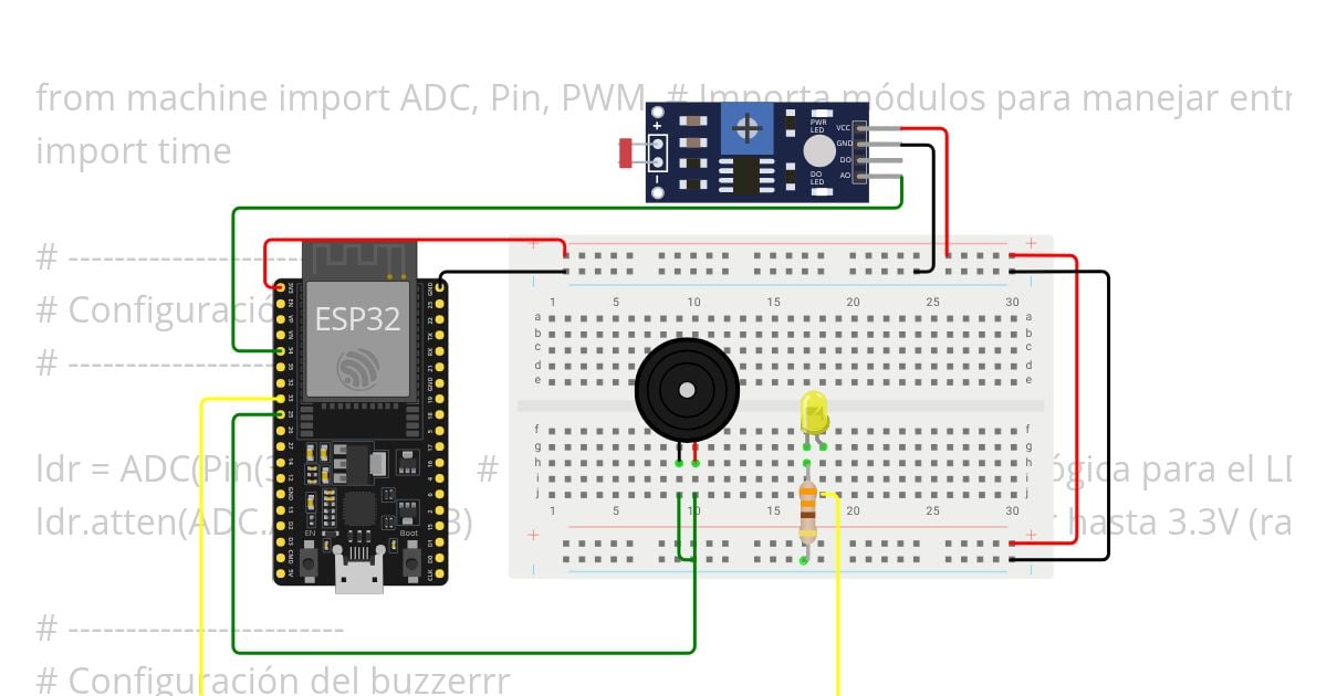 ldr+buzzer-micropython Copy simulation