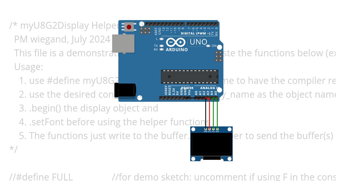 OLED full vs paged simulation