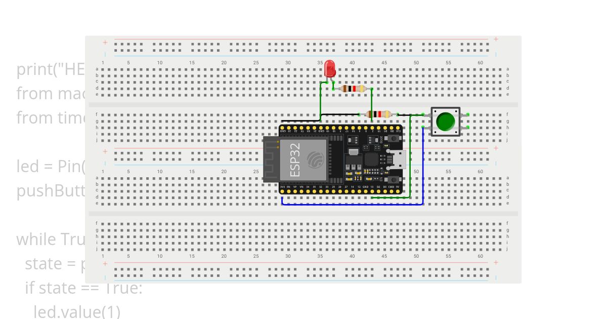 led con bot prot simulation