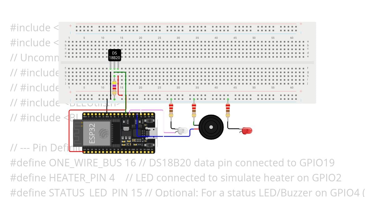 Heater control assignment simulation