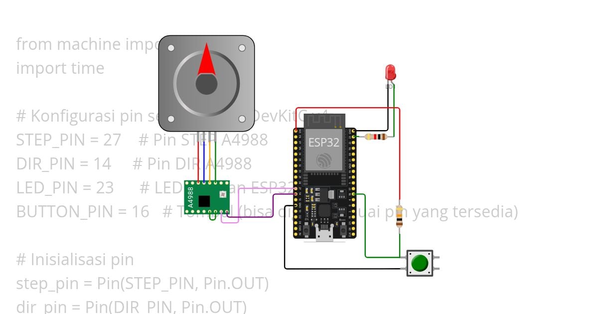 esp32-micropython-stepper simulation