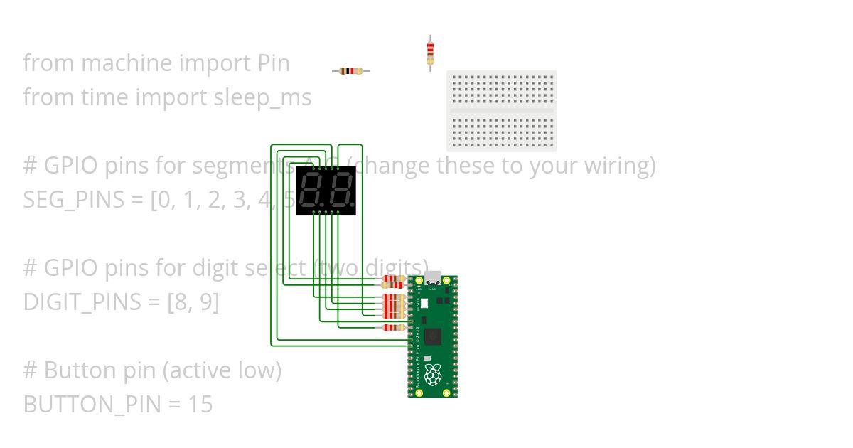 7-Segment Display Counter Copy simulation
