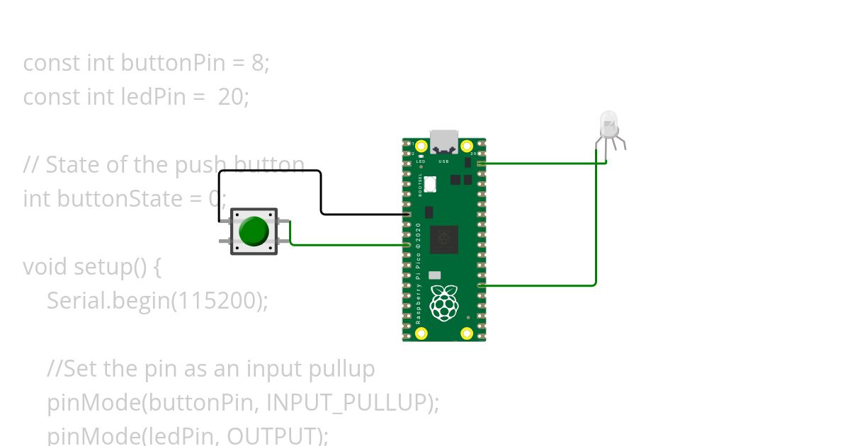 Blink with MicroPython Copy simulation