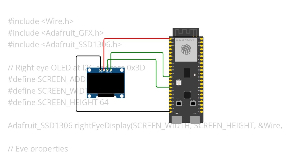 2 oled display simulation