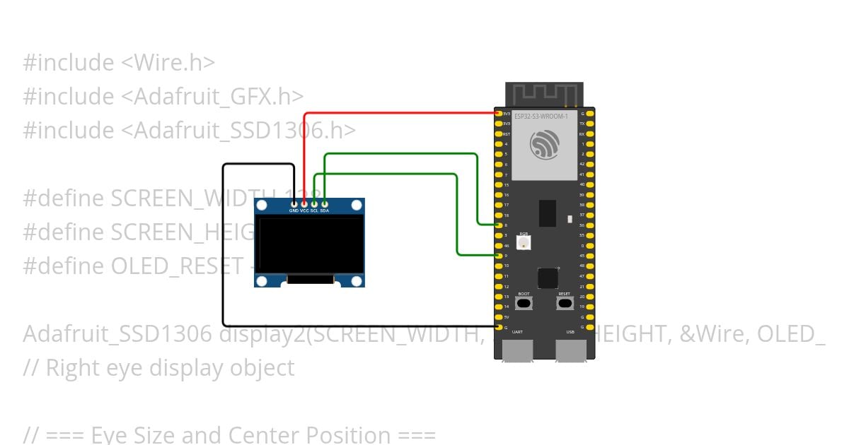 esp32 S3 eye right simulation