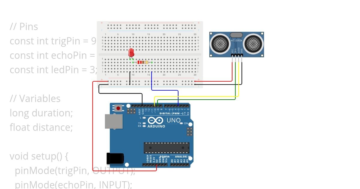 ultrasonicSensorActivity simulation