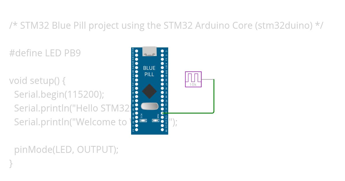 wokwi-stm32-blue-pill.ino simulation