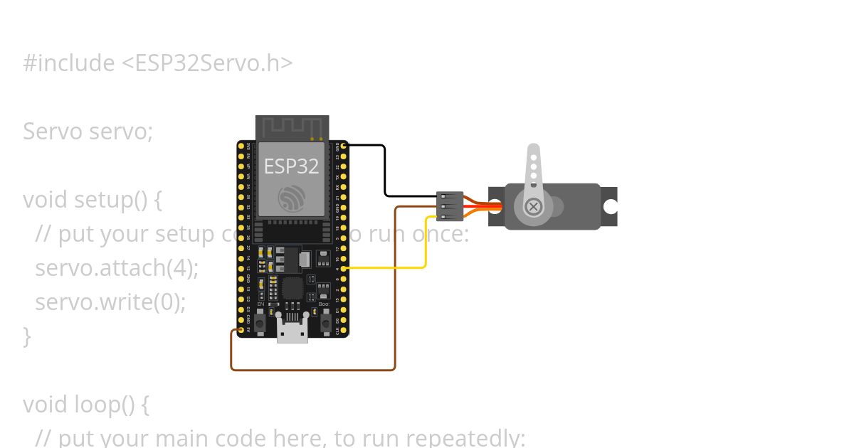 SERVO_ESP simulation