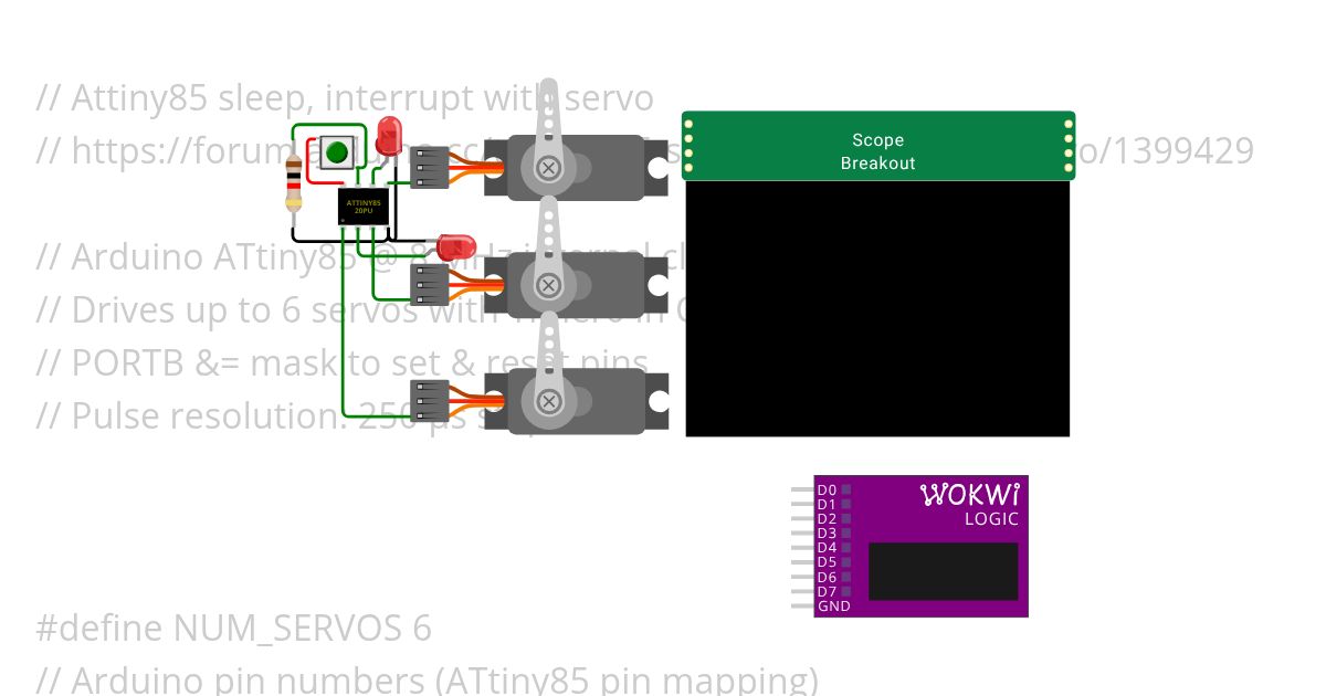 ATtiny85_Servo_V1 simulation