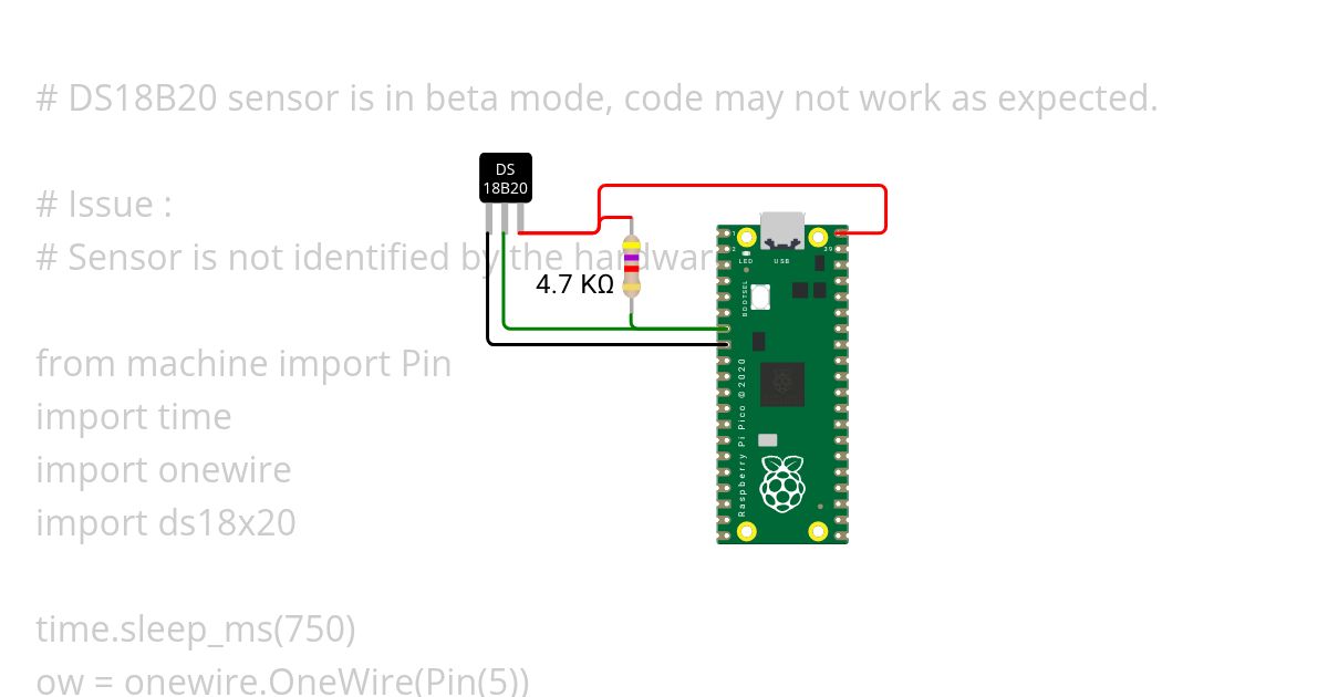 Temperature Sensor Interface simulation