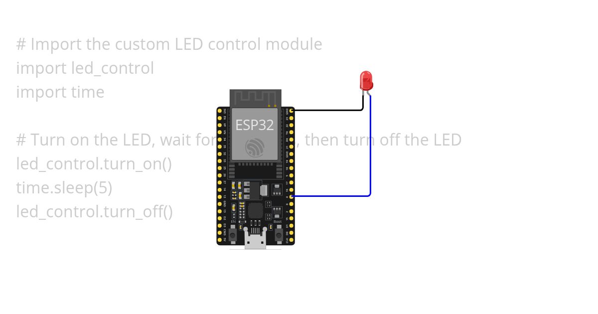 LED with Module simulation