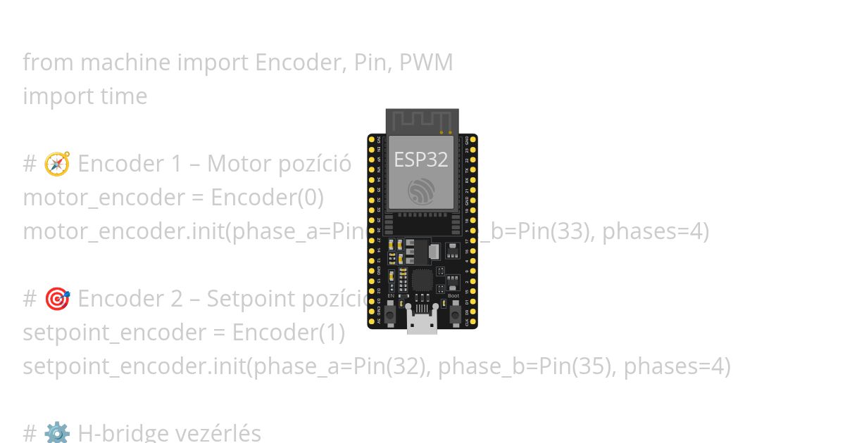 ESP32_dc_encoder_servo PCNT simulation