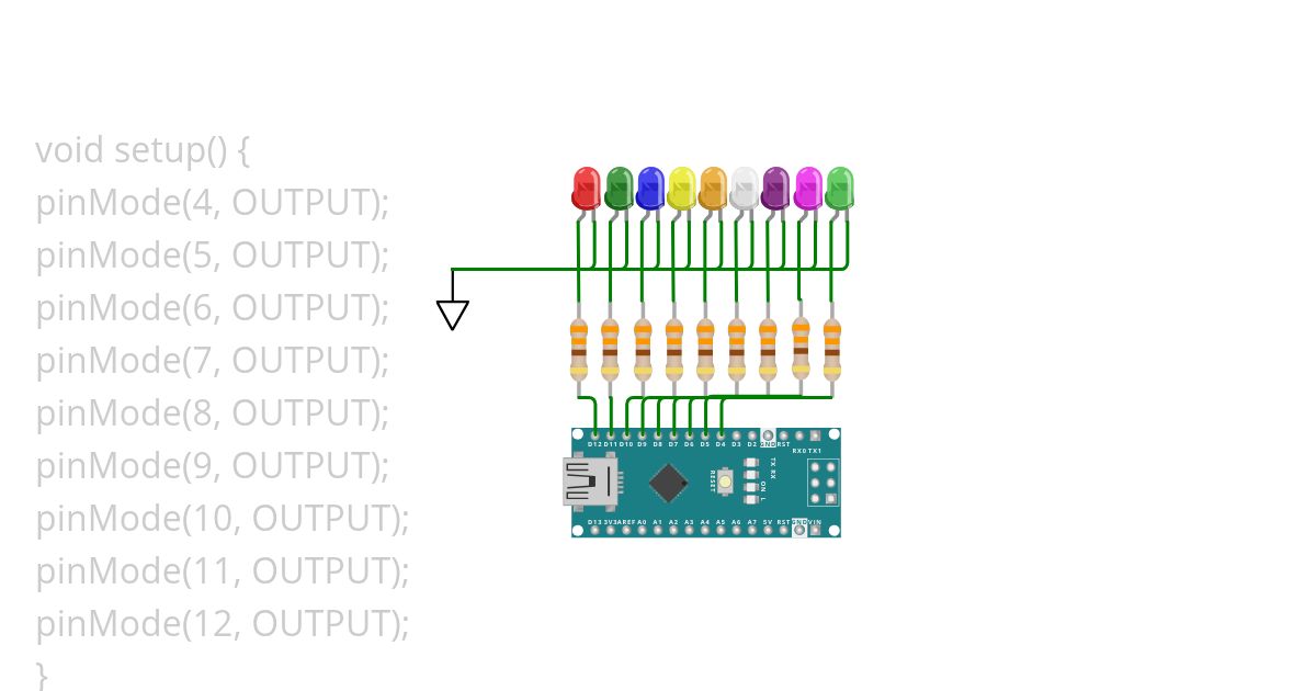 LED  simulation