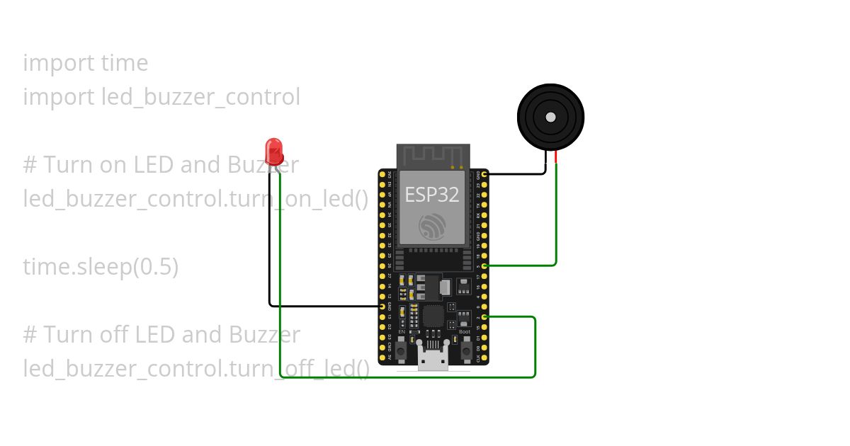 LED & Buzzer_Module simulation