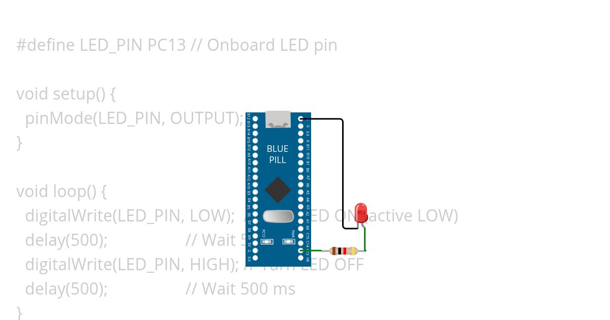INBUILT LED BLINKING