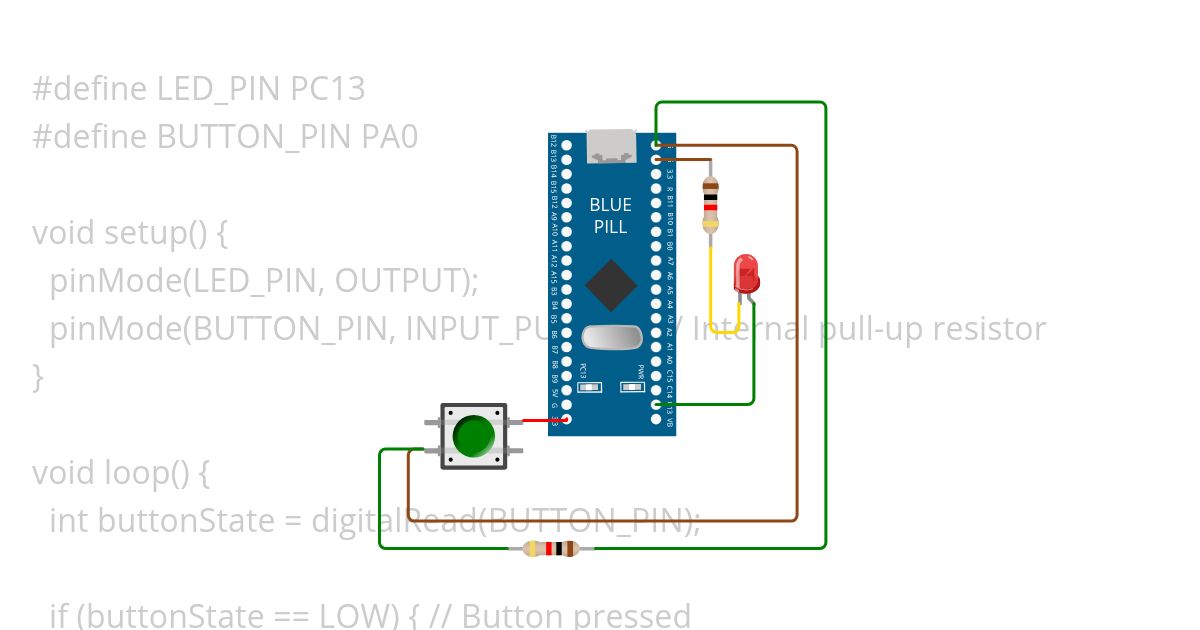 LED Control with Push Button