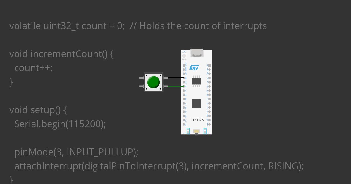 STM32 L031 GPIO Interrupts  Copy