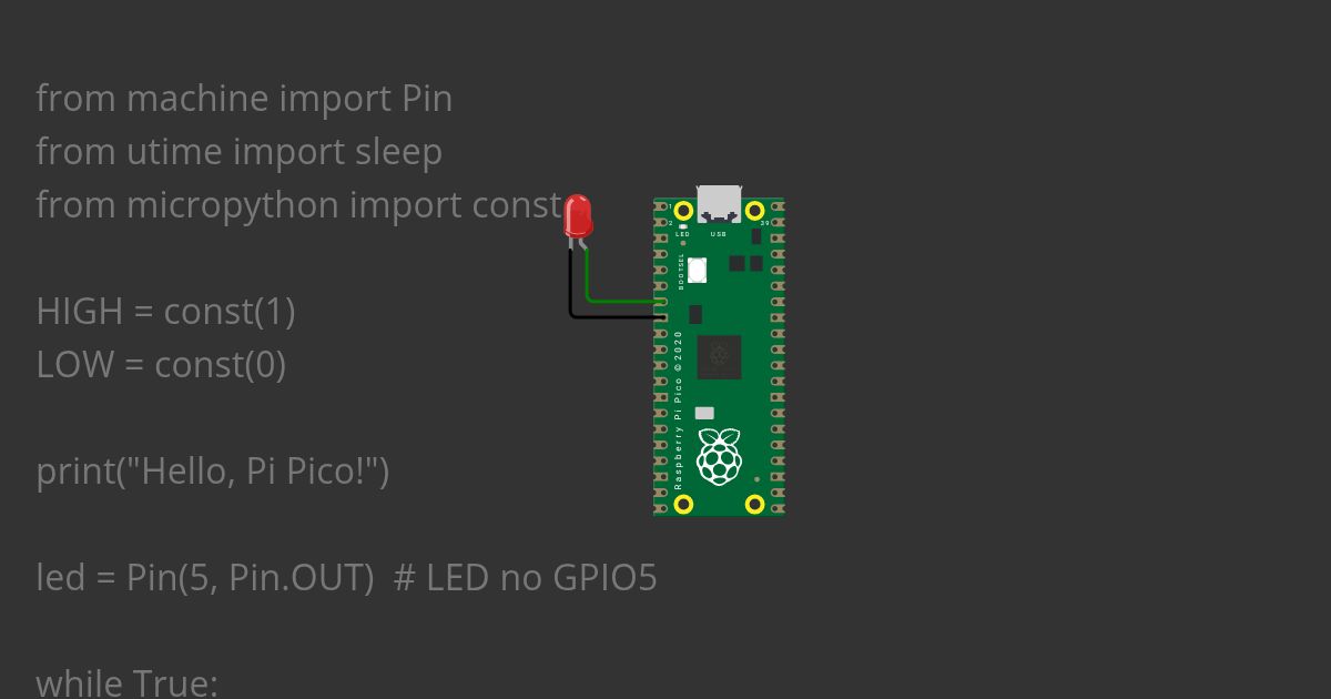 Blink with MicroPython Copy