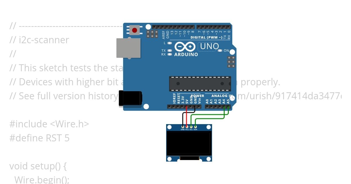 I2C scan simulation