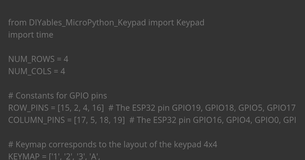 DIYables_MicroPython_Keypad.py