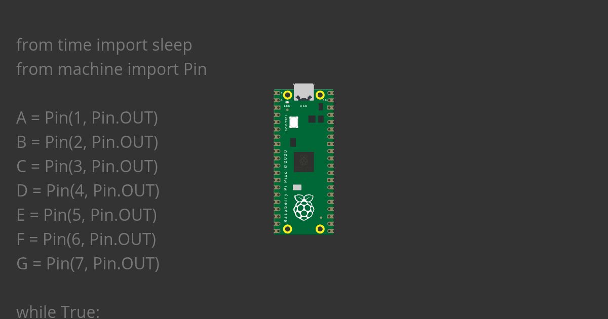 Robot on 7 Segment Display