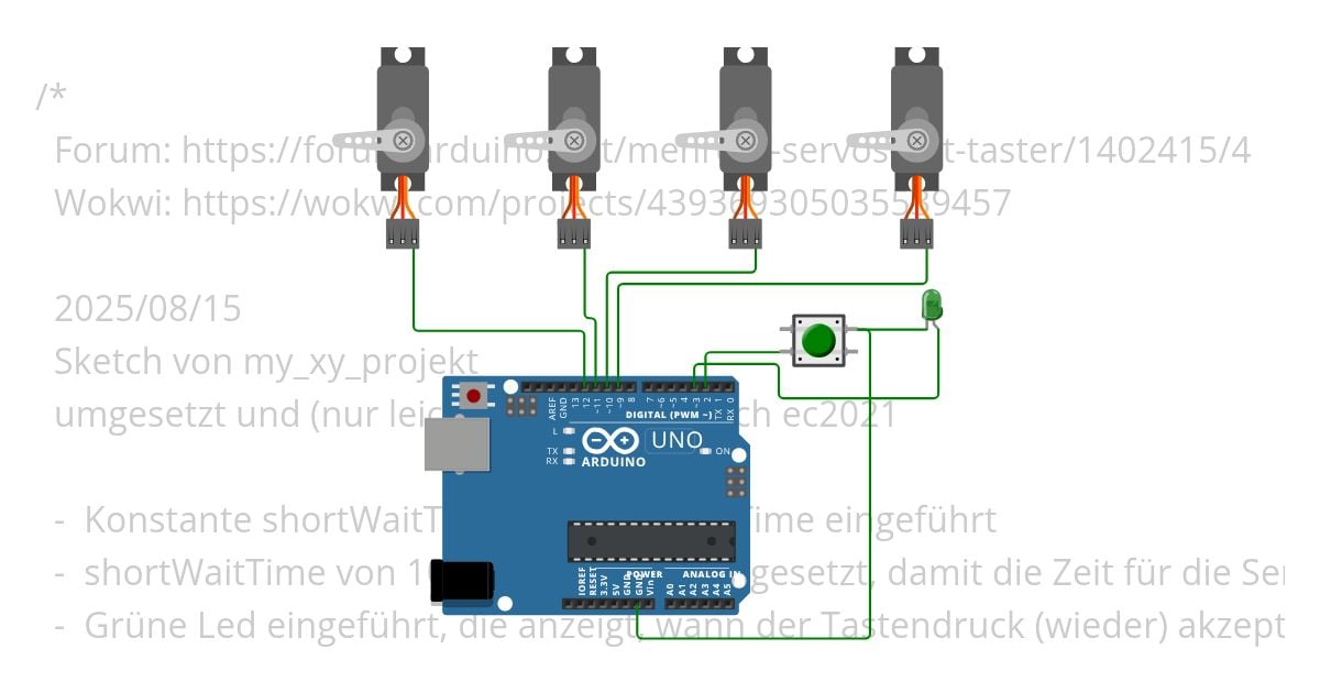 FourServos simulation